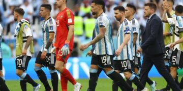 Así forma la Argentina en la final de la Copa del Mundo