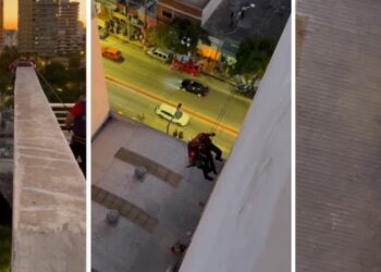Intentó robar y terminó cayendo 25 metros: tuvieron que rescatarlo