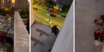 Intentó robar y terminó cayendo 25 metros: tuvieron que rescatarlo