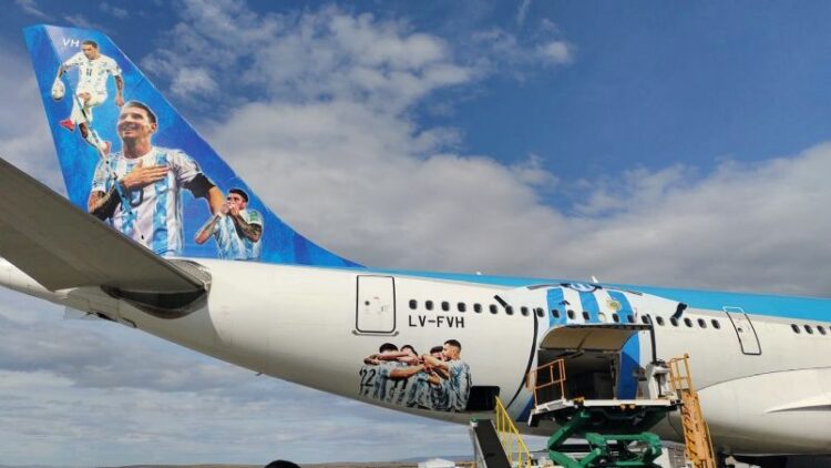 Aerolíneas Argentinas sumó un segundo vuelo para ver la final, el primero se agotó en minutos