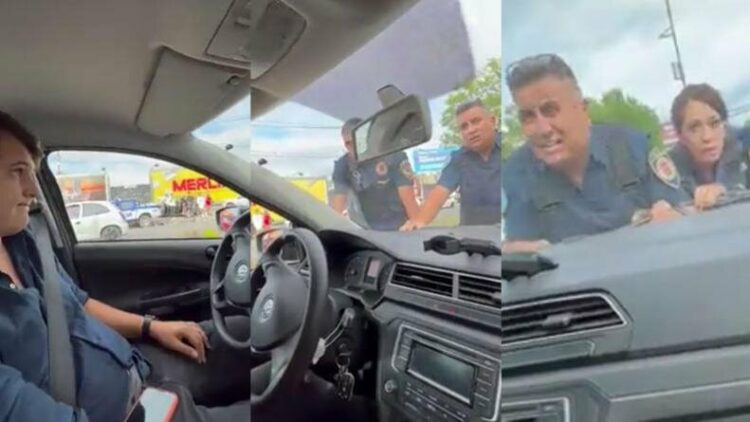 Denuncian por violación al conductor del auto que embistió a los policías en la Rafael Núñez