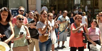 Última noche de las peatonales en el área central de la ciudad