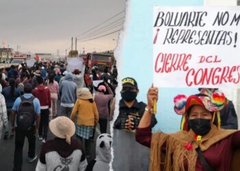 Una veintena de heridos en las protestas en Perú