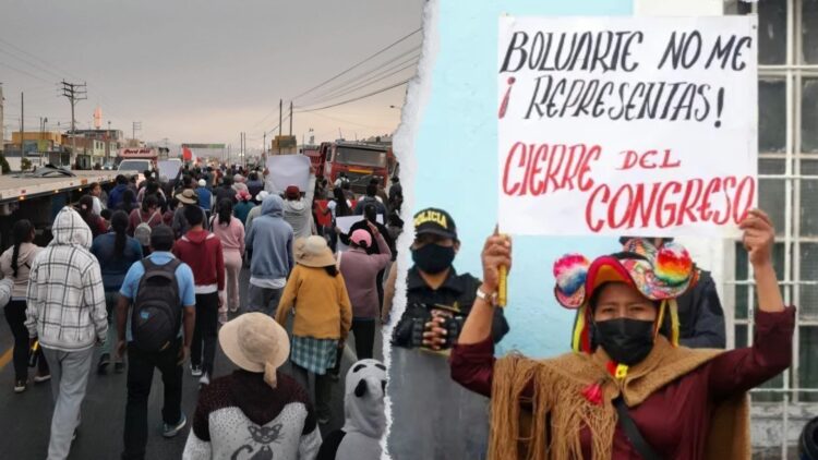 Una veintena de heridos en las protestas en Perú