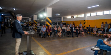 Homenaje a los torturados en la cochera del Palacio 6 de Julio