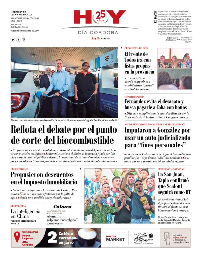 Portada 27.12.2022 Portada 27.12.2022