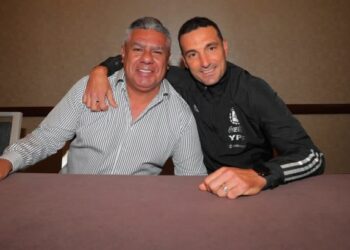 Chiqui Tapia habló de la renovación de Lionel Scaloni con la Selección