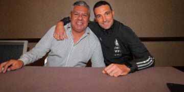 Chiqui Tapia habló de la renovación de Lionel Scaloni con la Selección