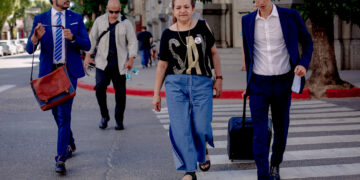 Un testigo aseguró que vio a Thomsen pegarle en la cabeza a Fernando cuando ya estaba en el suelo