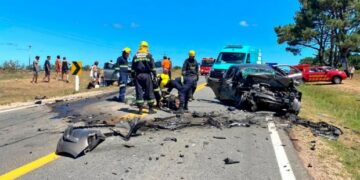 Hallan cocaína rosa en uno de los autos involucrados en el accidente fatal en Uruguay
