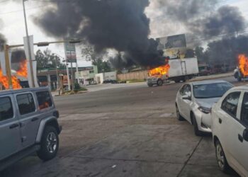 La detención de un hijo de «El Chapo» Guzmán en México desató un feroz tiroteo entre narcos y el Ejército
