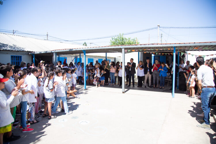 Ya se inauguró el 80% de las aulas previstas para las escuelas municipales