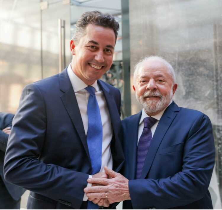 Calvo participó del encuentro empresario entre Argentina y Brasil en Casa Rosada