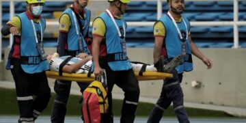 Facundo Buonanotte sufrió traumatismos de columna y cráneo