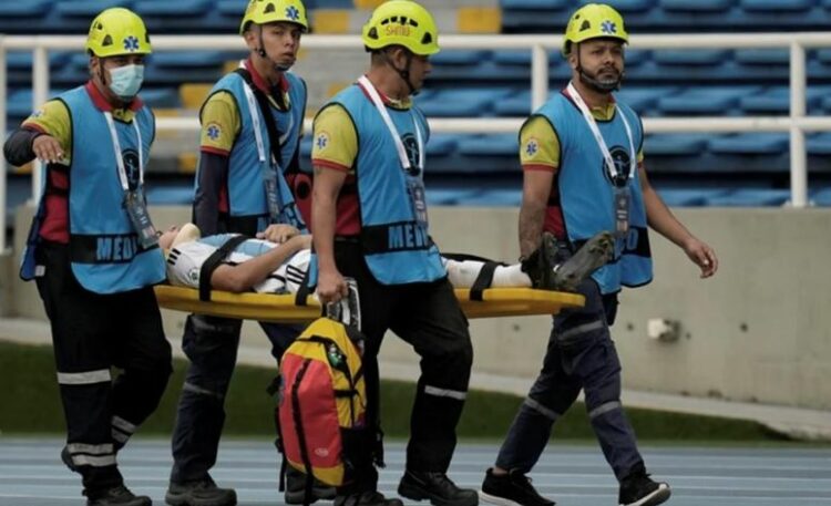Facundo Buonanotte sufrió traumatismos de columna y cráneo