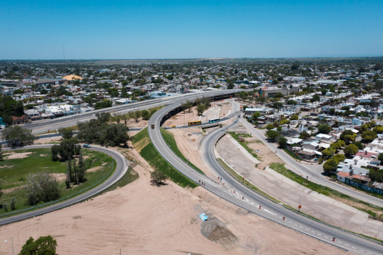 Inauguran esta tarde el altonivel de Villa El Libertador, para agilizar el tránsito en Zona Sur