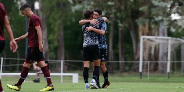Belgrano goleó en los primeros amistosos del año frente a Lanús en Buenos Aires