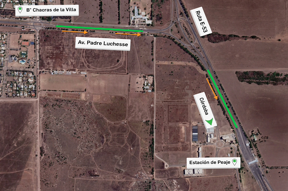 Para agilizar el tránsito, duplicarán un tramo de la calzada sur de la Avenida Luchesse Para agilizar el tránsito, duplicarán un tramo de la calzada sur de la Avenida Luchesse