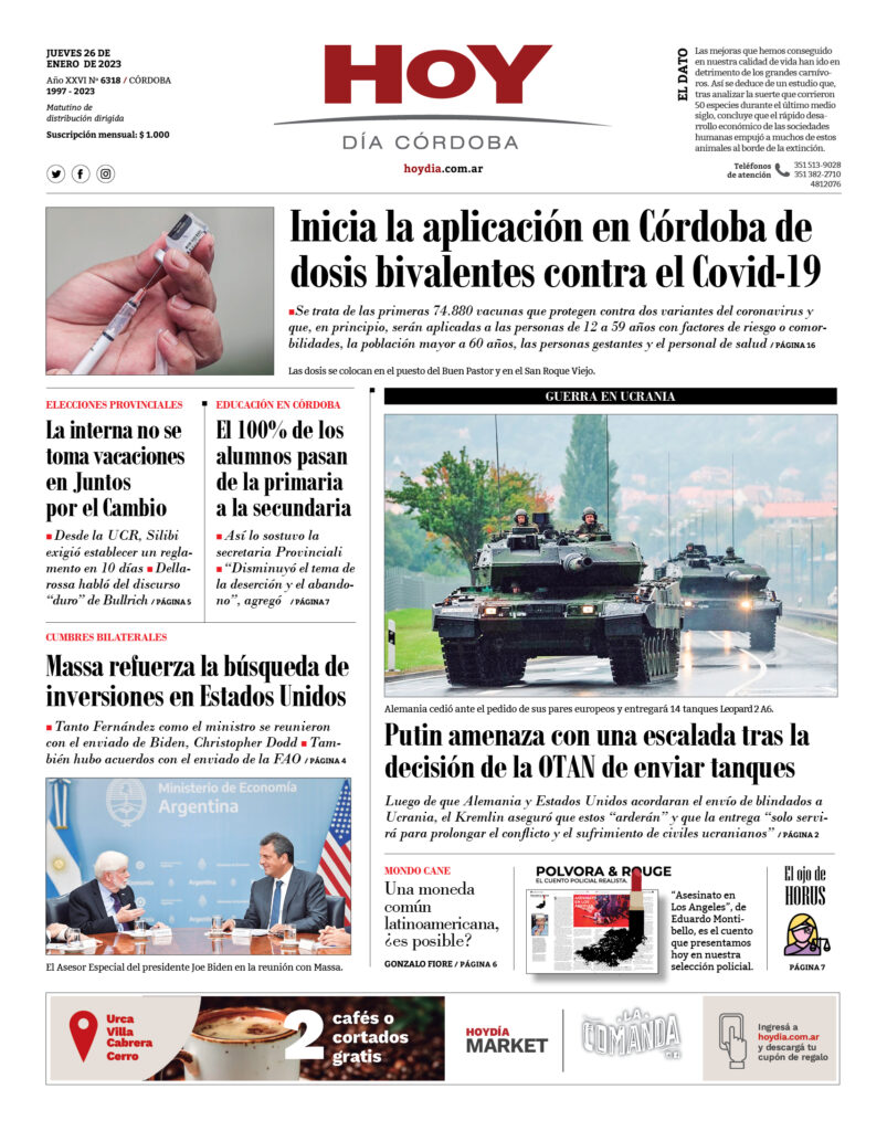 Portada 26.01.2023 Portada 26.01.2023