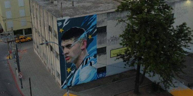 Dónde se encuentra el gran mural del Cuti Romero que plasmó el artista Rodo Graff