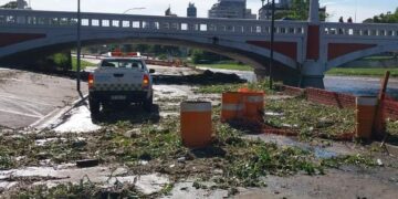 Evacuados y múltiples destrozos por el temporal del sábado