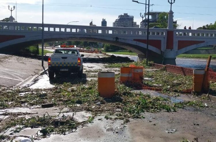 Evacuados y múltiples destrozos por el temporal del sábado