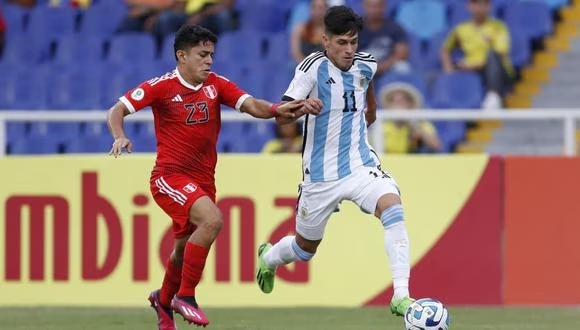 Argentina superó a Perú con lo justo y mantiene sus chances en el Sudamericano Sub 20