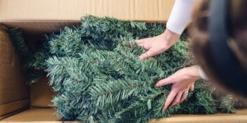 Compró un árbol de navidad por Mercado Libre en diciembre y lo devolvió en enero