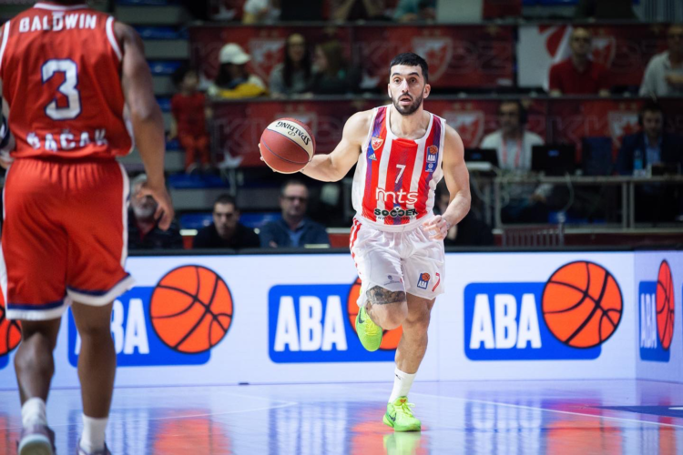 Campazzo es protagonista de victoria de Estrella Roja por Liga del Adriático de básquetbol