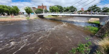 Importante crecimiento de los ríos serranos tras las lluvias