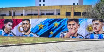 Dos murales retratan a los cuatro cordobeses campeones del mundo