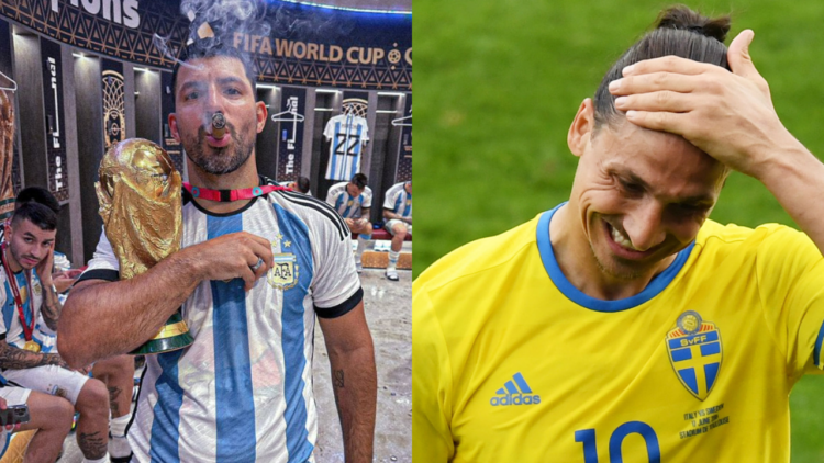 El Kun y una picante respuesta a Ibrahimovic: “Quizás te enoje que Messi haya ganado el mundial”