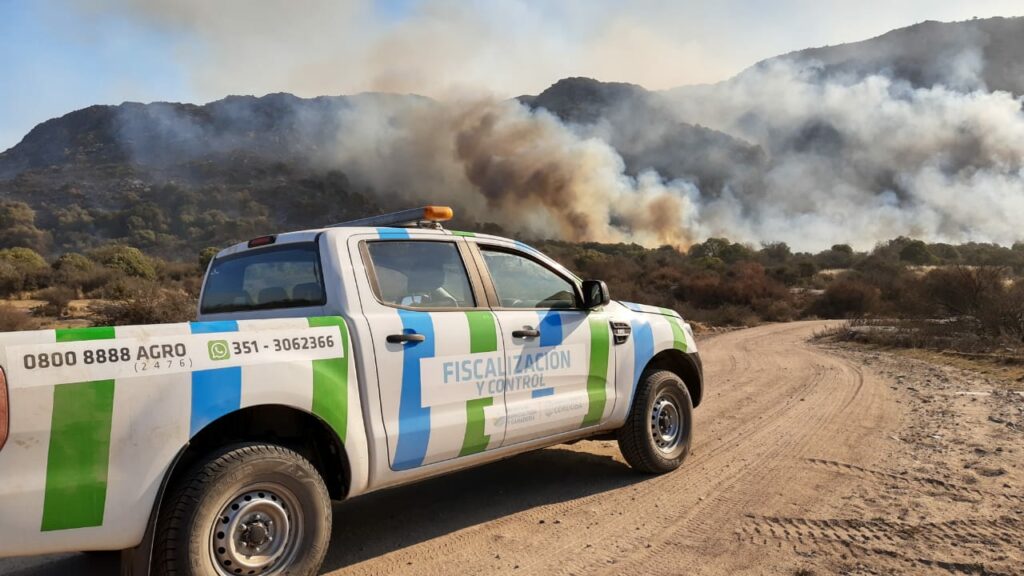 Decretan el estado de desastre agropecuario en Córdoba por los incendios