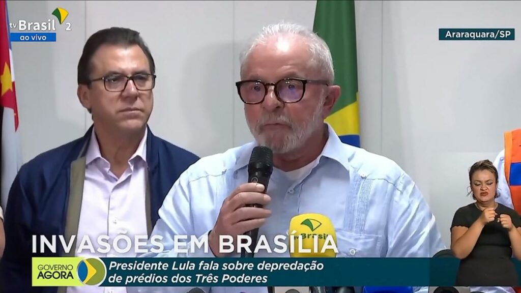 Lula decretó la intervención federal a Brasilia