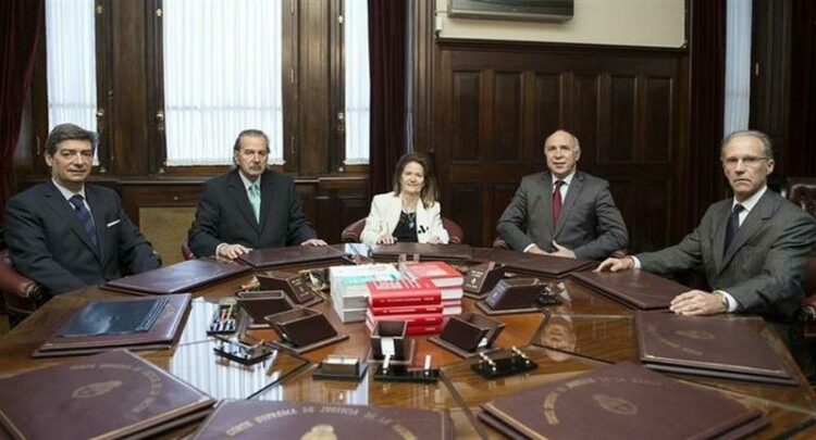 Ingresó al Congreso el pedido de juicio político a los miembros de la Corte Suprema