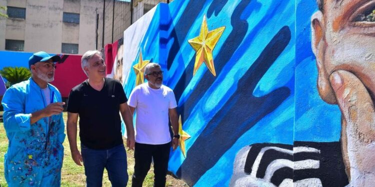Dos murales retratan a los cuatro cordobeses campeones del mundo