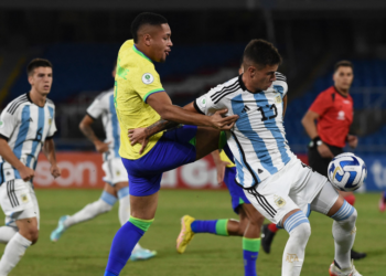Argentina perdió con Brasil y pone en peligro sus chances en el Sub 20