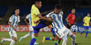 Argentina perdió con Brasil y pone en peligro sus chances en el Sub 20