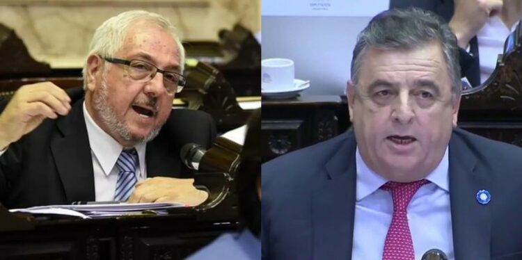 El diputado Eduardo Fernández y Mario Negri.