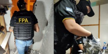 Le descubrieron un invernadero de droga escondido detrás de su heladera