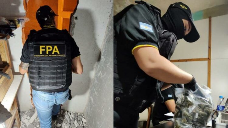 Le descubrieron un invernadero de droga escondido detrás de su heladera