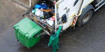 Un camión de basura se prendió fuego en el Cerro de las Rosas