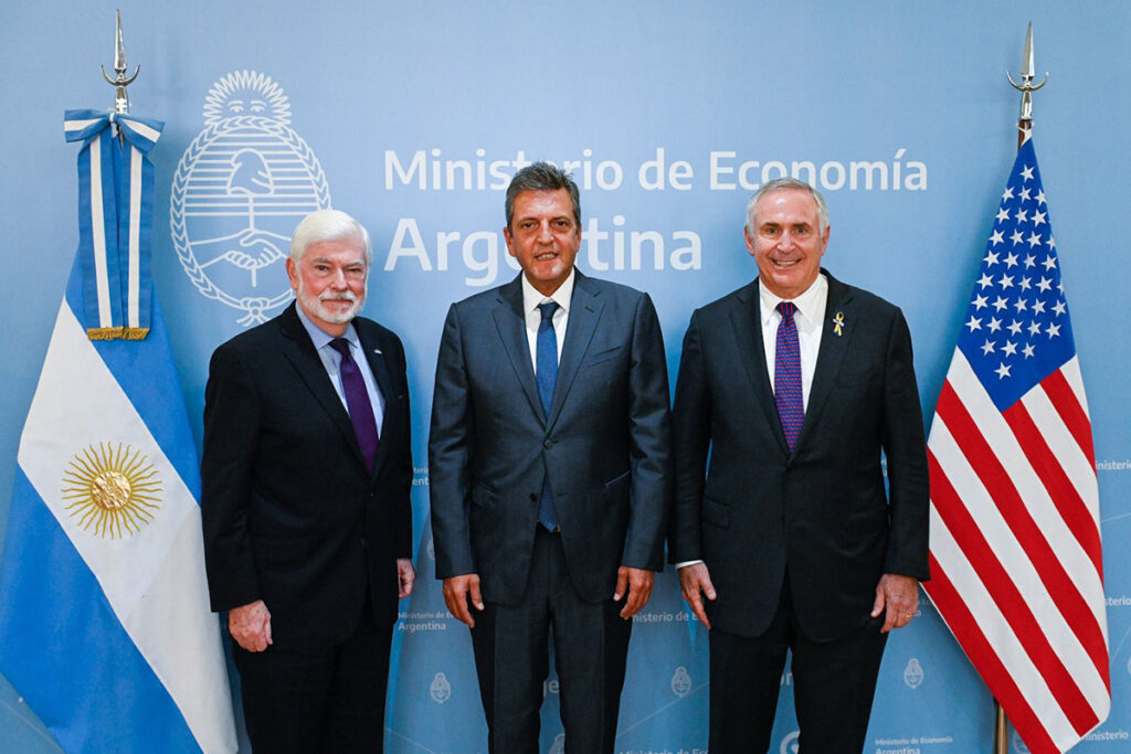 Gestiones de Massa en pos de ampliar las inversiones de EE.UU.