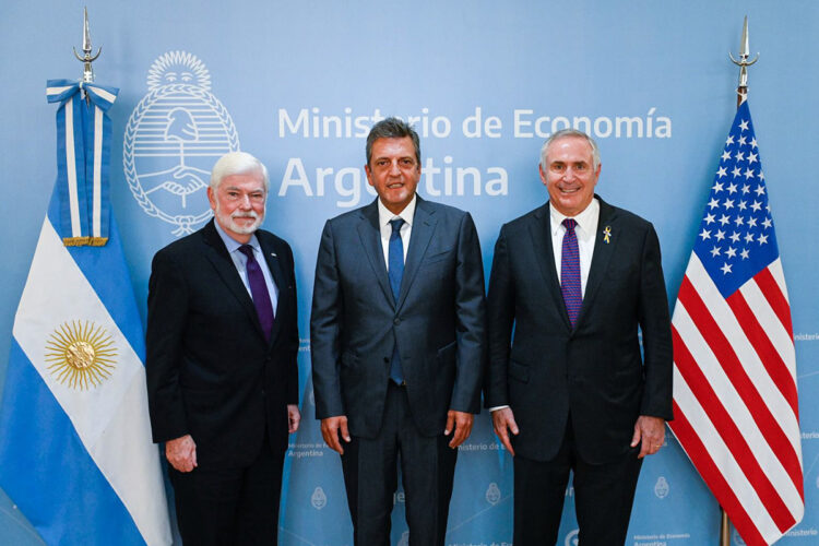 Gestiones de Massa en pos de ampliar las inversiones de EE.UU.