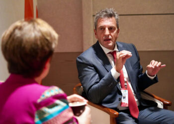 Massa se reunió Georgieva por la cuarta revisión del acuerdo con el FMI