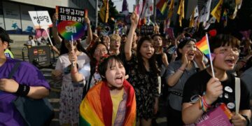 Corea del Sur reconoció por primera vez a una pareja homosexual en un juicio por discriminación