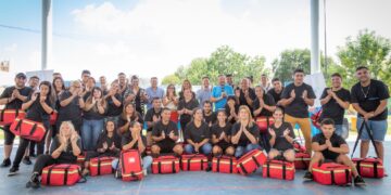 Polideportivos sociales recibieron botiquines de primeros auxilios