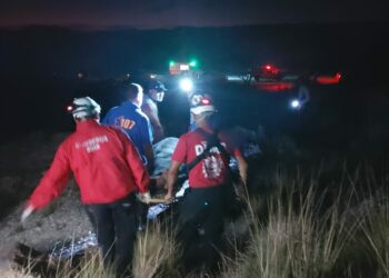 Rescataron a una turista que se accidentó en un arroyo cercano a las Altas Cumbres