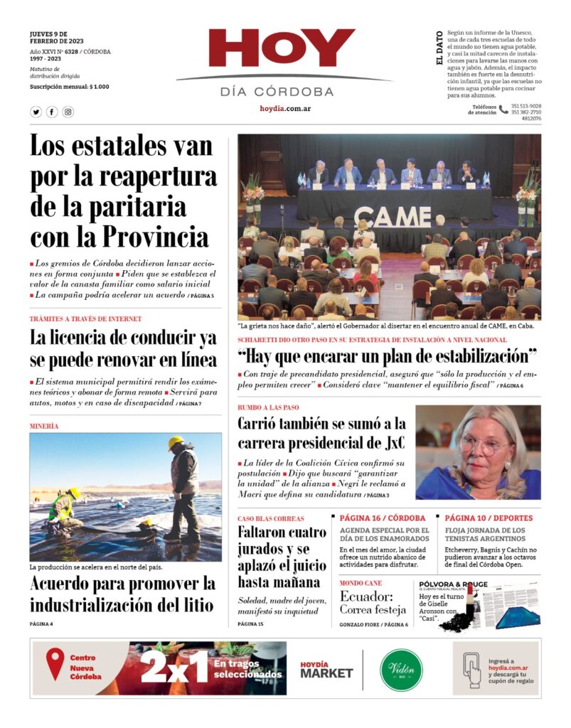Portada 09.02.2023 Portada 09.02.2023