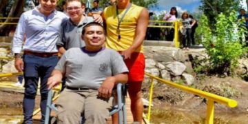 Se inauguró el primer balneario accesible para personas con discapacidad en Cura Brochero